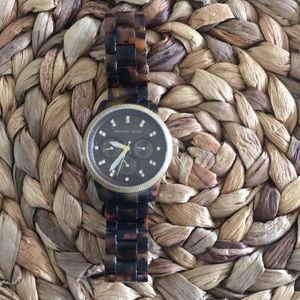 Michael Kors tortoise watch